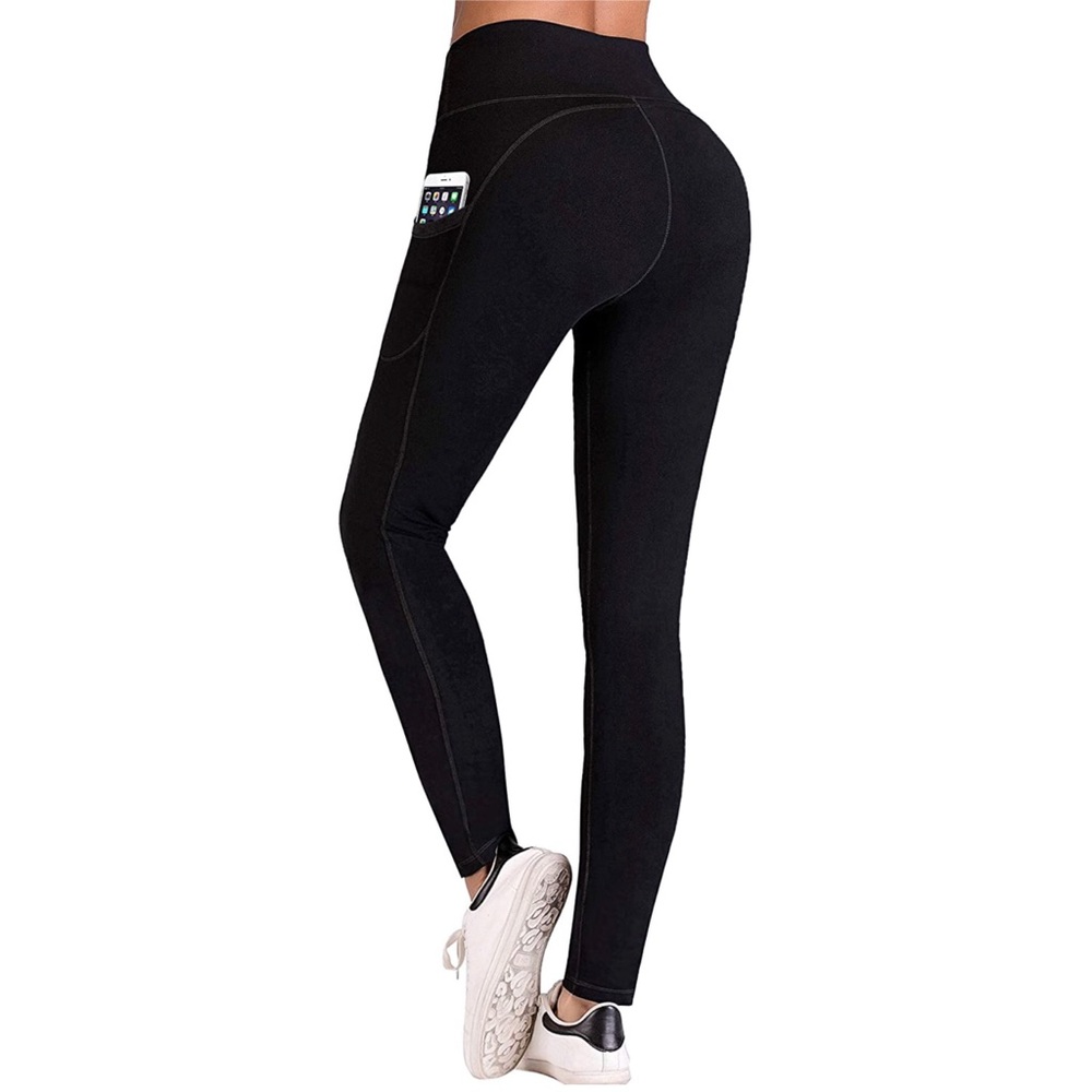 High Waist Yoga Pants w/ Pockets & Tummy Control